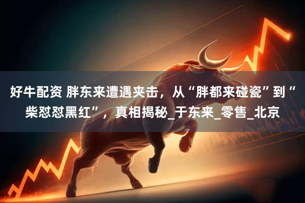 好牛配资 胖东来遭遇夹击，从“胖都来碰瓷”到“柴怼怼黑红”，真相揭秘_于东来_零售_北京